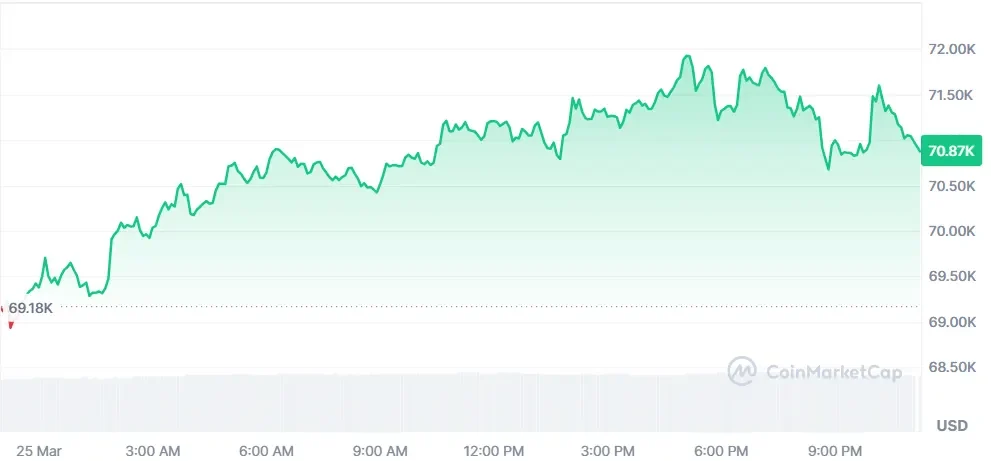 Bitcoin price chart