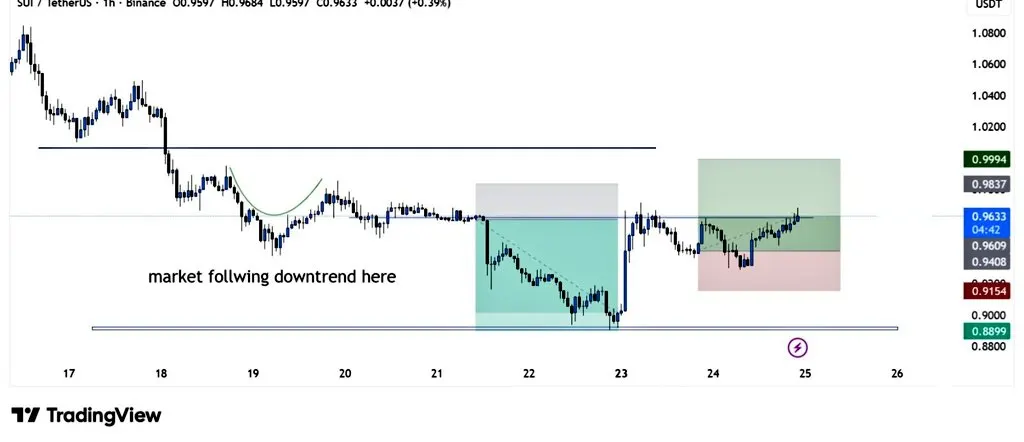 SUI price analysis