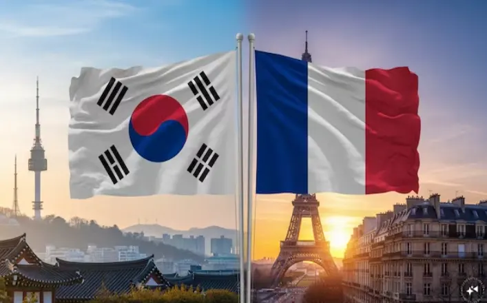France and South Korea crypto
