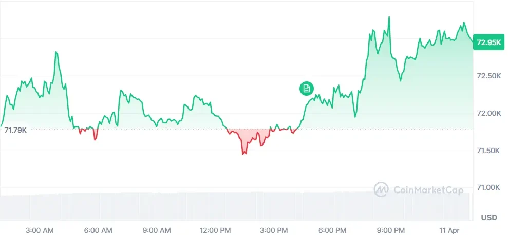 Bitcoin price chart