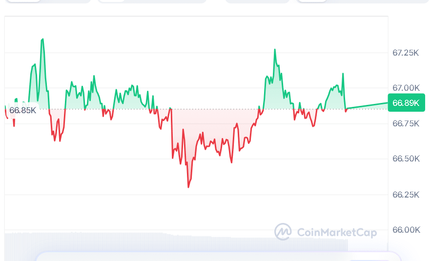 Bitcoin price chart