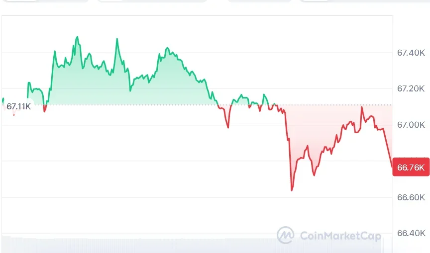 Bitcoin price chart