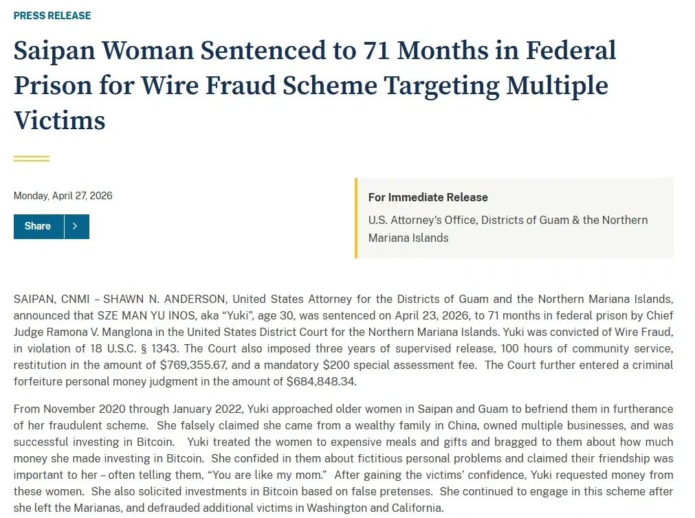 Bitcoin fraud case