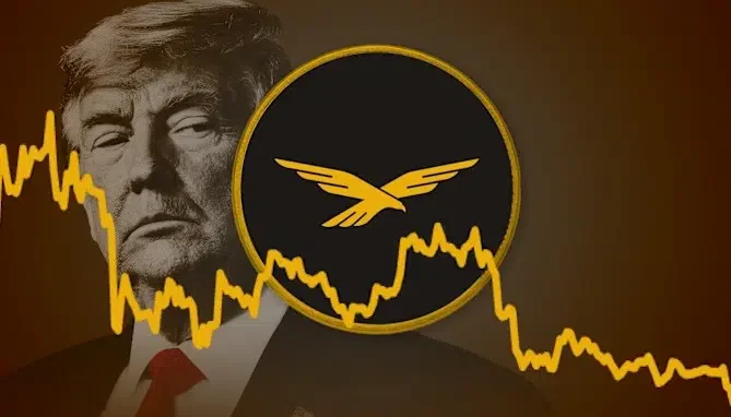U.S President Donald Trump backed WLFI