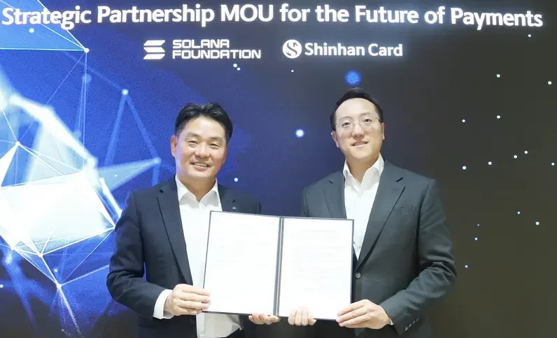 Shinhan Card Solana stablecoin payments