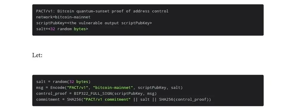 Details on the Bitcoin Quantum Threat and solution.
Source: Paradigm