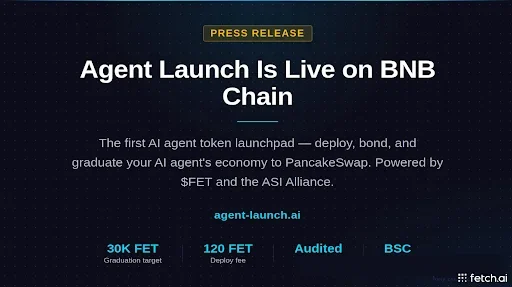 Fetch.ai Launches Agent Launch on BNB Chain
