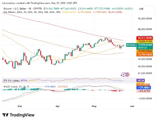 Bitcoin Struggles Near Major Resistance