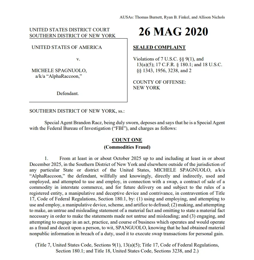 Polymarket Insider Trading Case