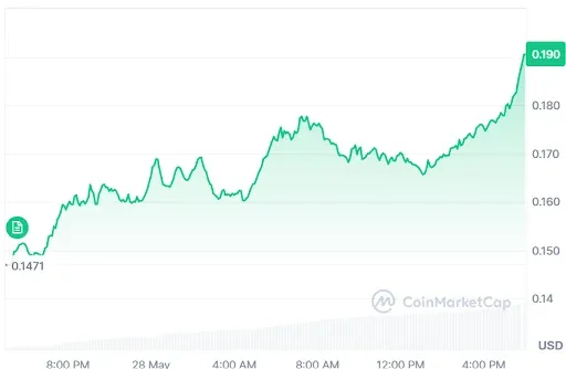 DOGE Price Chart