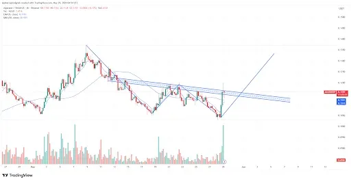 ALGO Price Signals Bullish Reversal as Breakout Nears