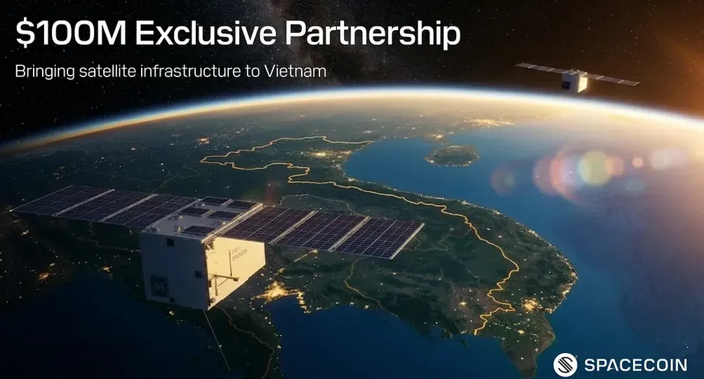 Spacecoin signs exclusive $100M decentralized satellite partnership