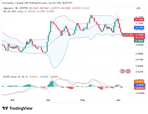Bearish Momentum Builds for ALGO Price