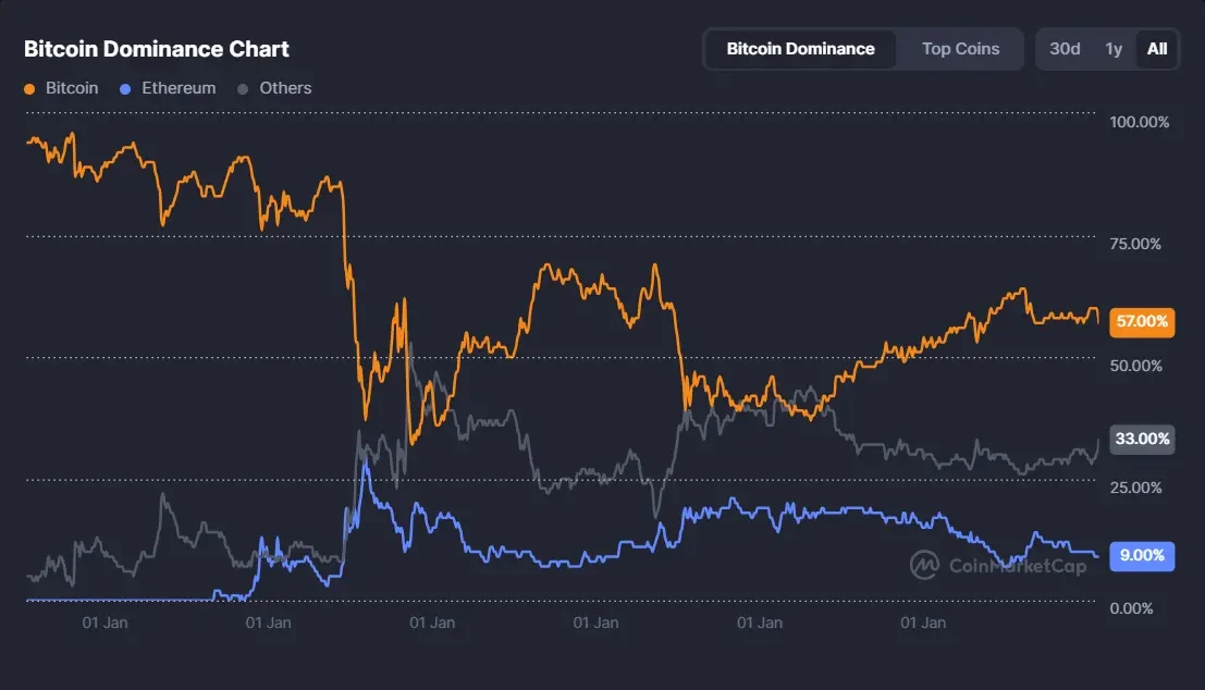 Bitcoin Continues to Lead the Crypto Market