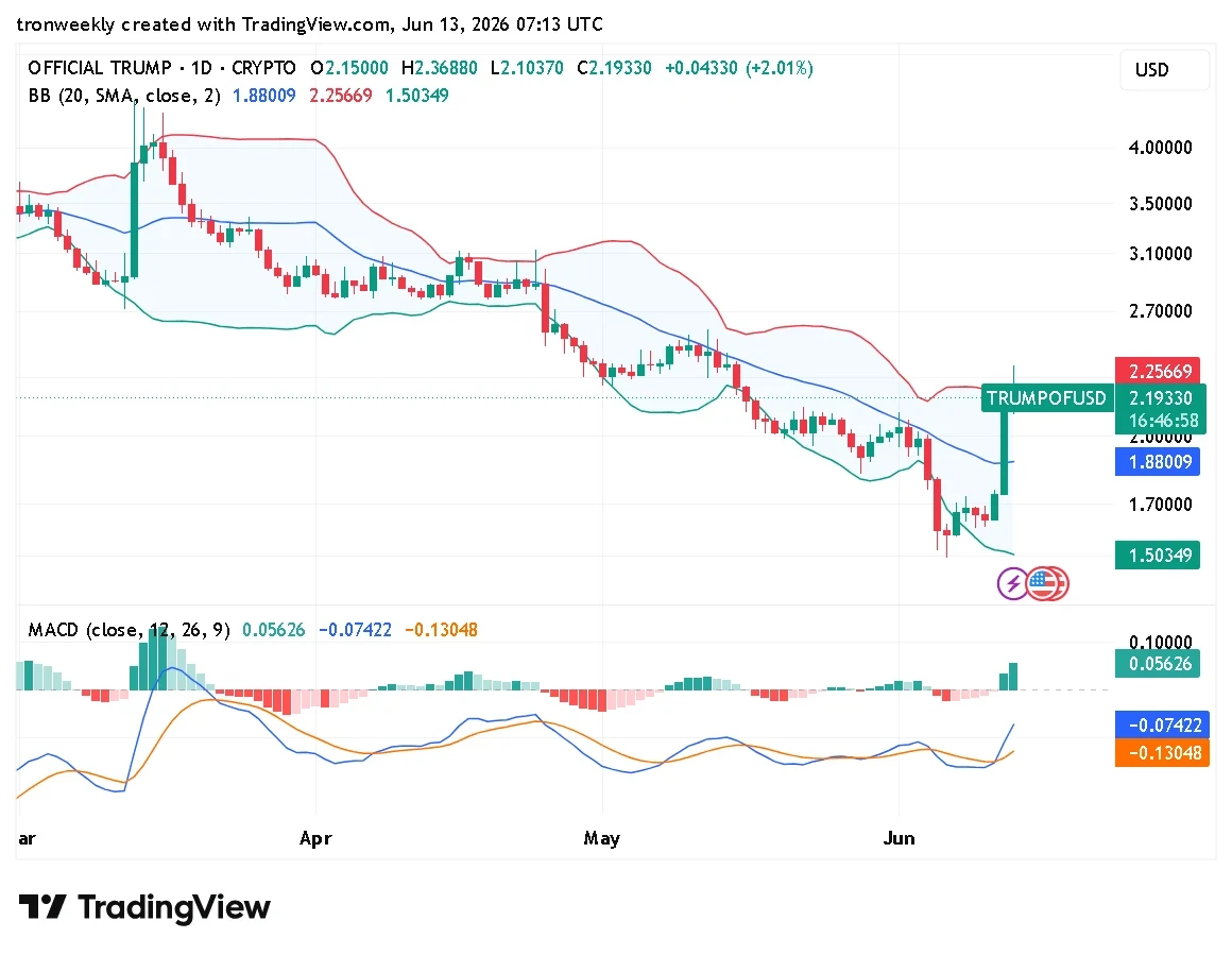 TRUMP technical analysis chart