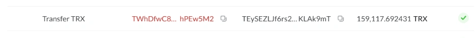 TRX institutional accumulation