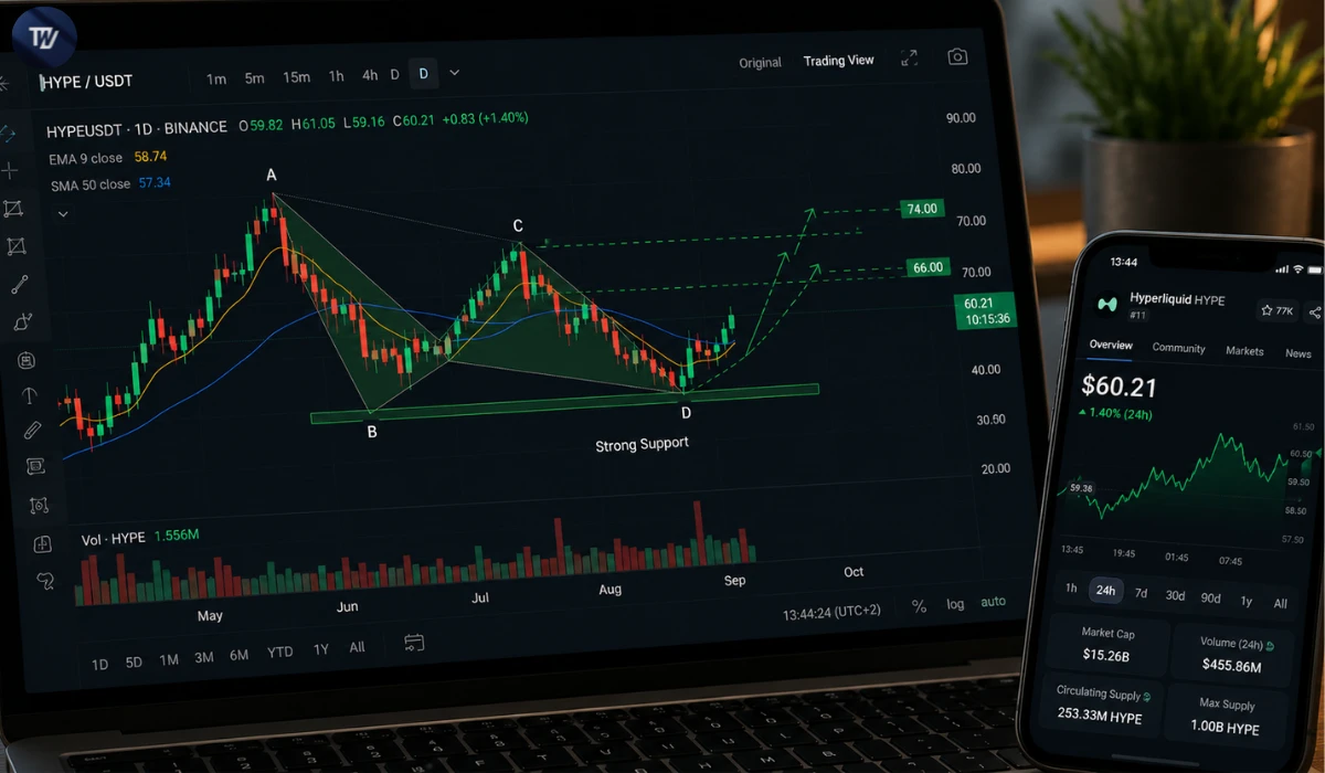 HYPE Price Breaks Above Support: Is a Strong Bullish Rally to $74 Next?