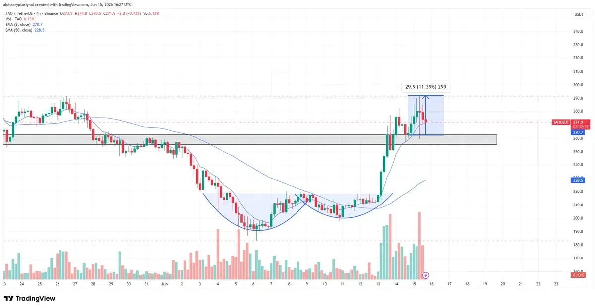 TAO price chart