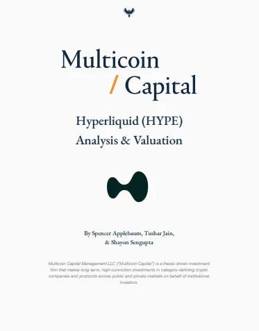 Multicoin Capital report