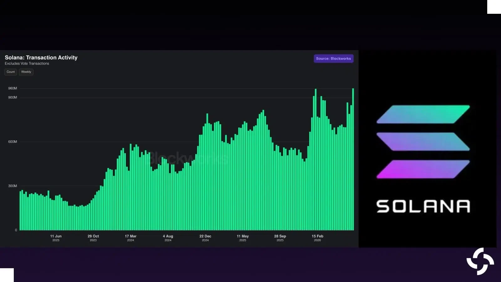 Solana Transaction activity