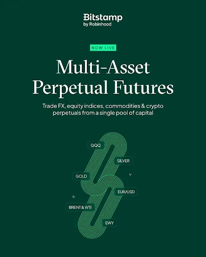 Bitstamp, a Robinhood company, has launched multi-asset perpetual futures