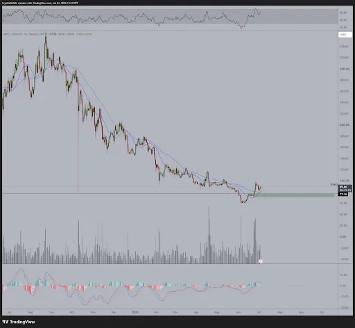 AAVE Price Accumulation Hints at Early Cycle Strength