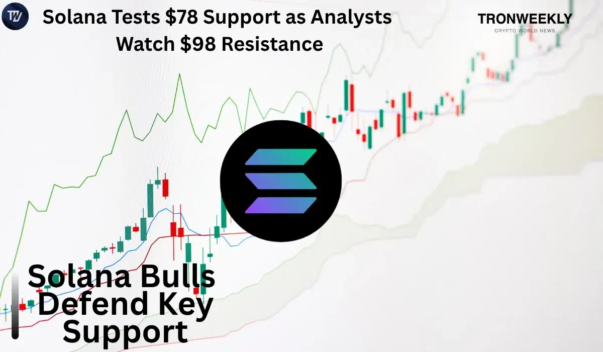 Solana Tests $78 Support as Analysts Watch $98 Resistance