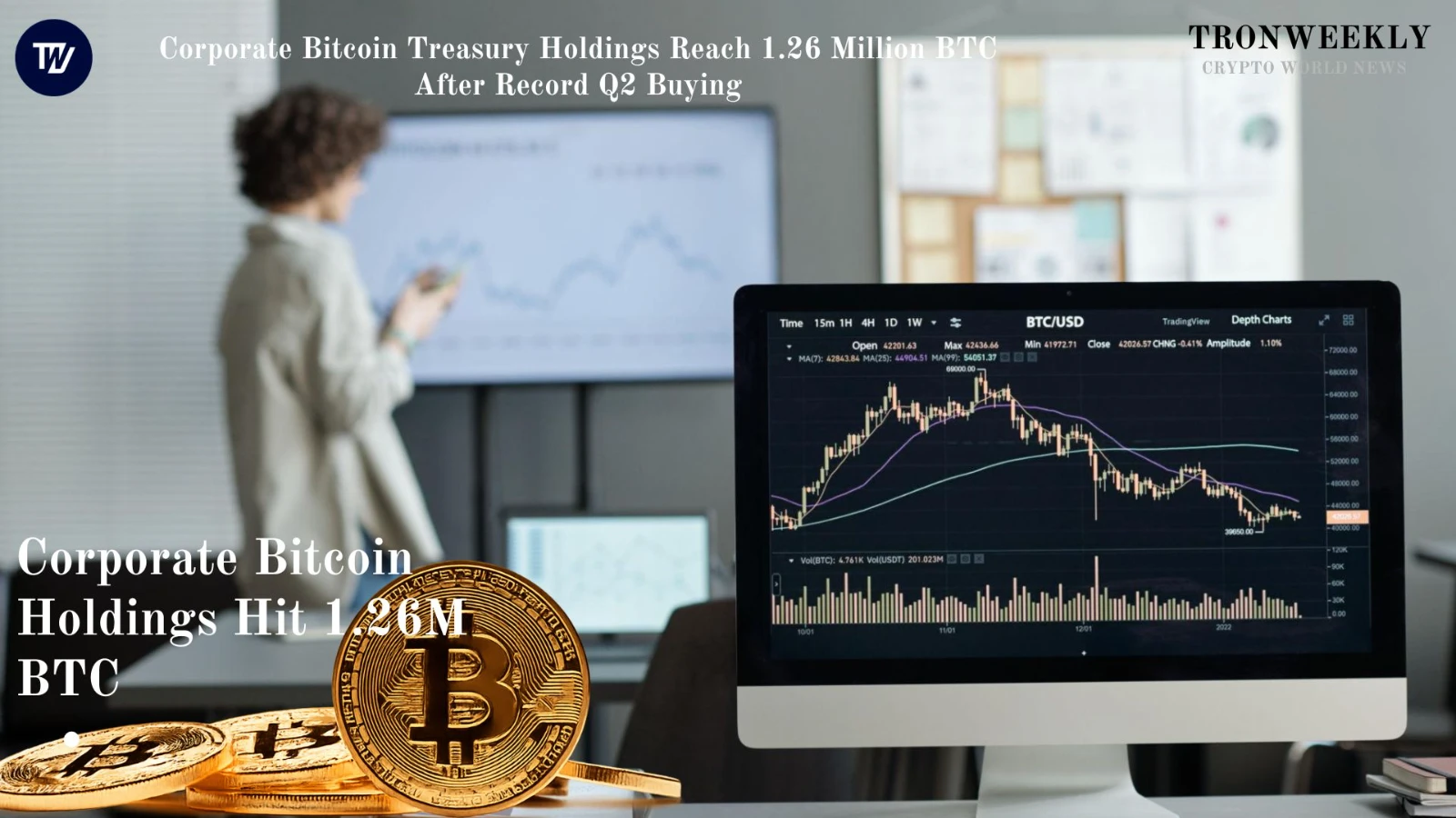 Corporate Bitcoin Treasury Holdings Reach 1. 26 Million BTC After Record Q2 Buying
