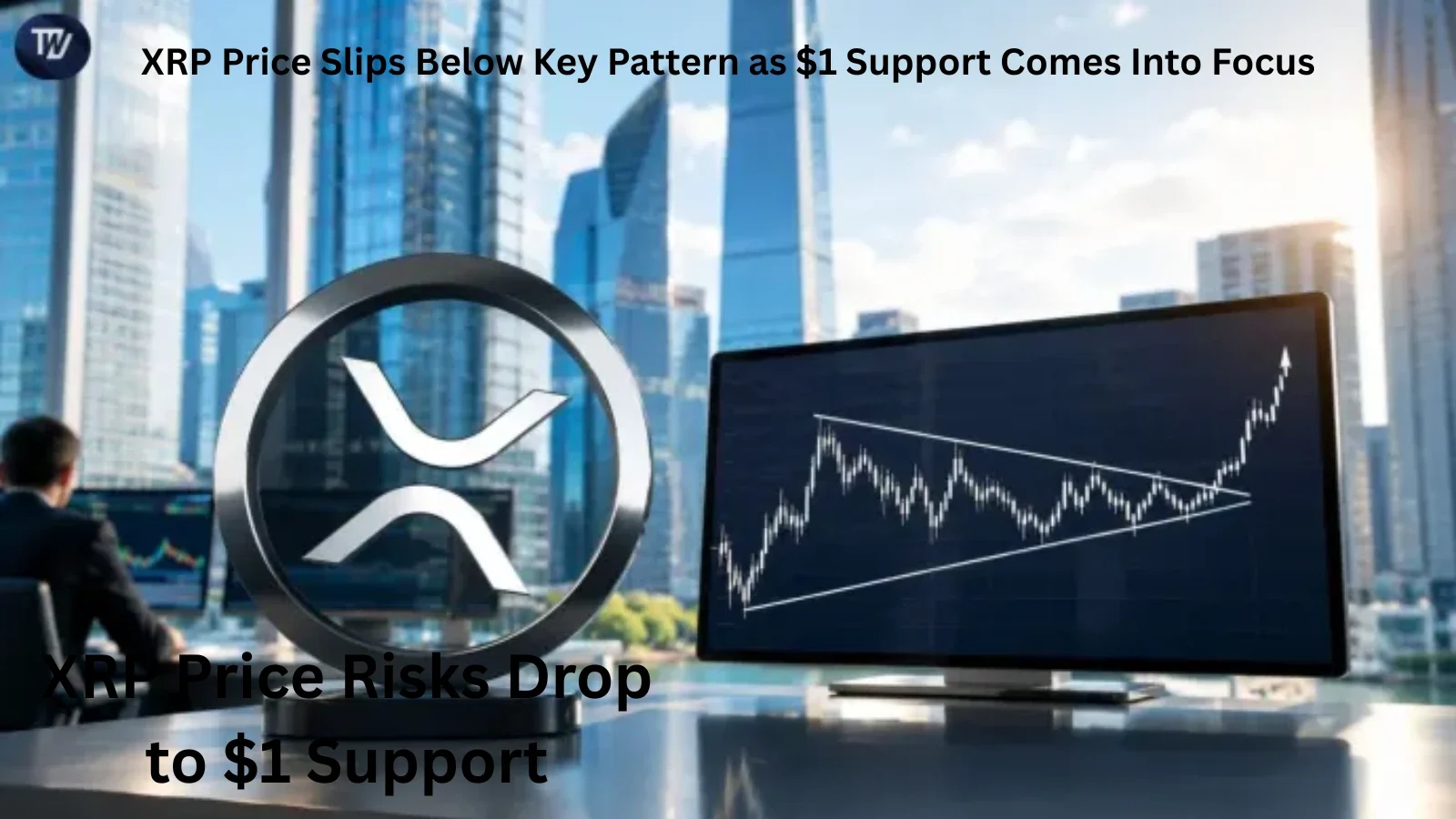 XRP Price Slips Below Key Pattern as $1 Support Comes Into Focus