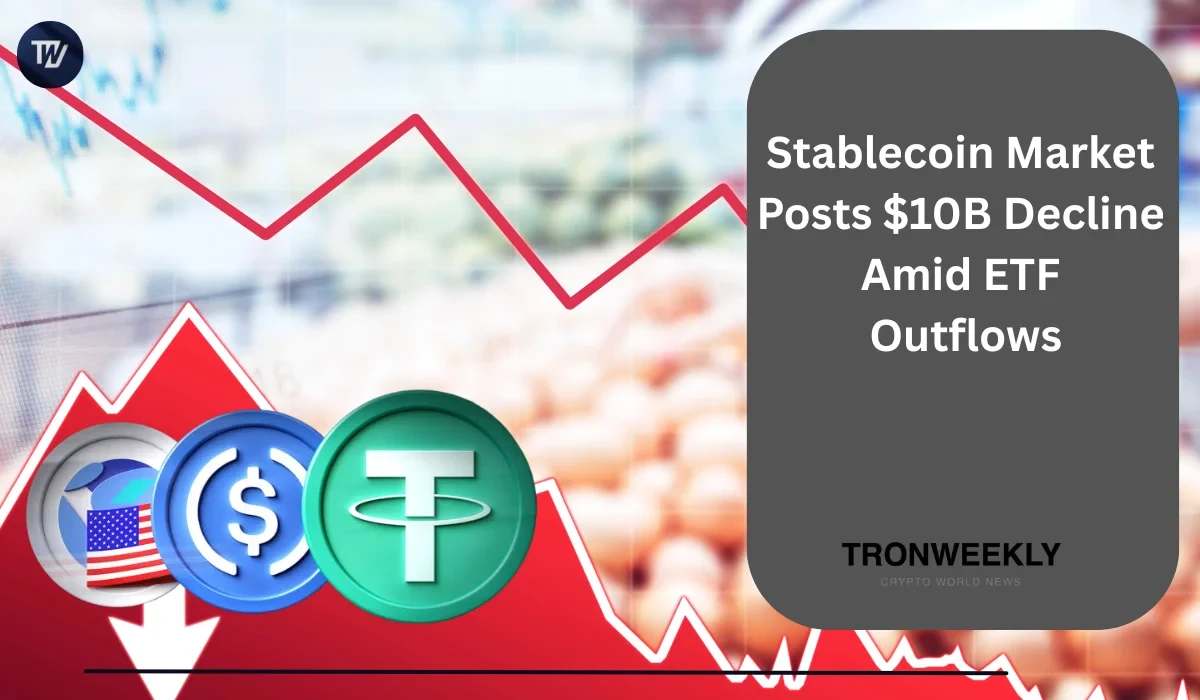 Stablecoin Market Posts $10B Decline Amid ETF Outflows