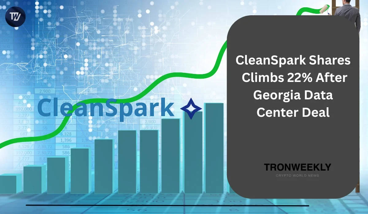 CleanSpark Shares Climbs 22% After Georgia Data Center Deal