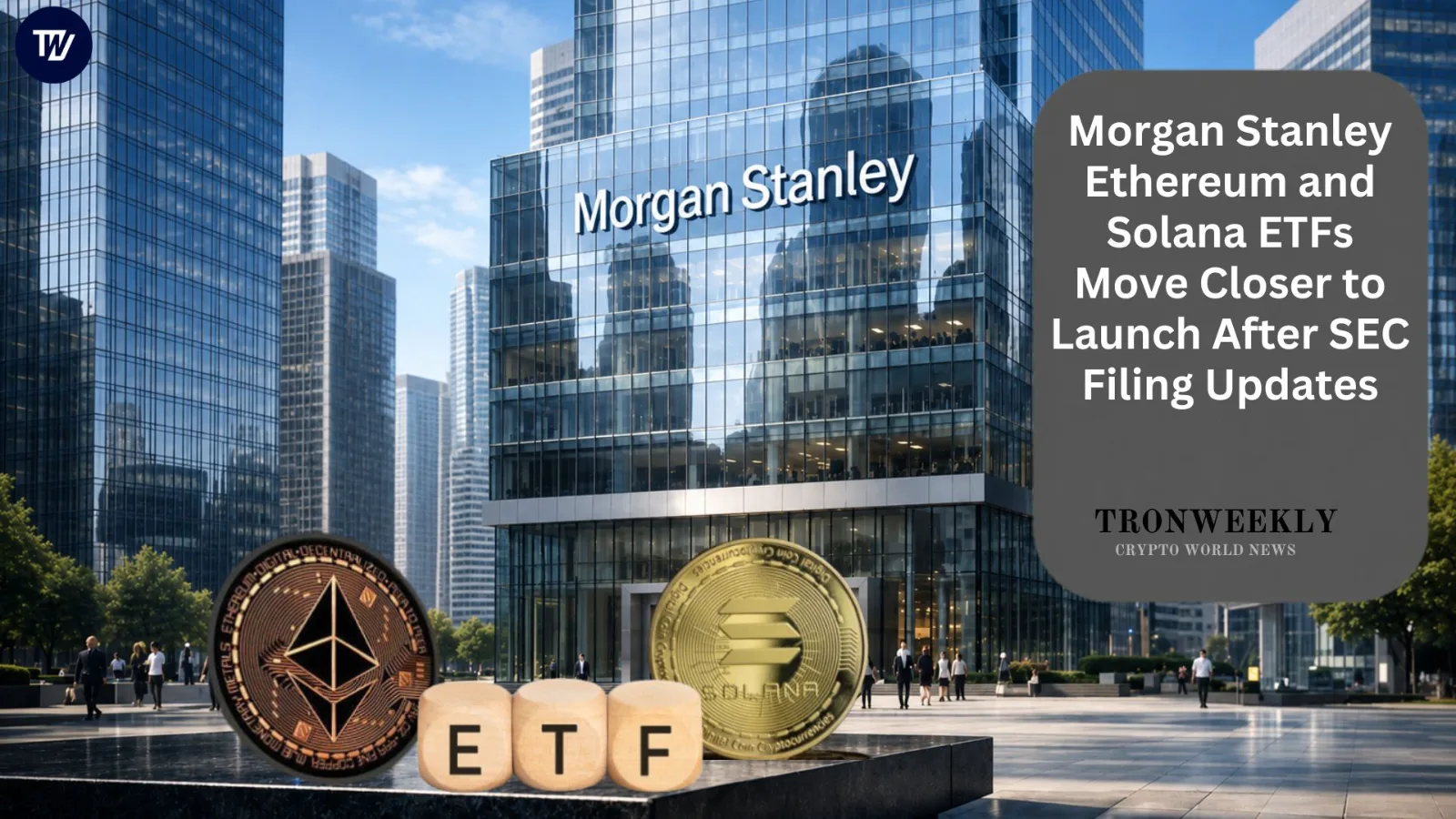 Morgan Stanley Ethereum And Solana ETFs Move Closer To Launch After SEC Filing Updates