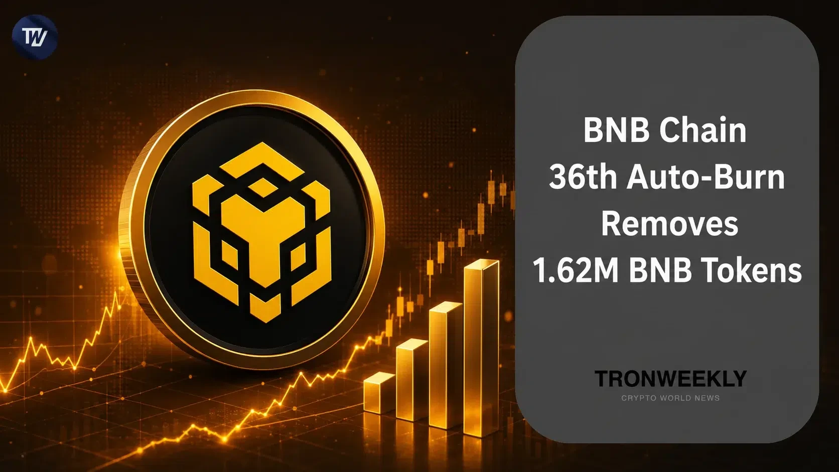 BNB Chain 36th Auto-Burn Removes 1.62M BNB Tokens
