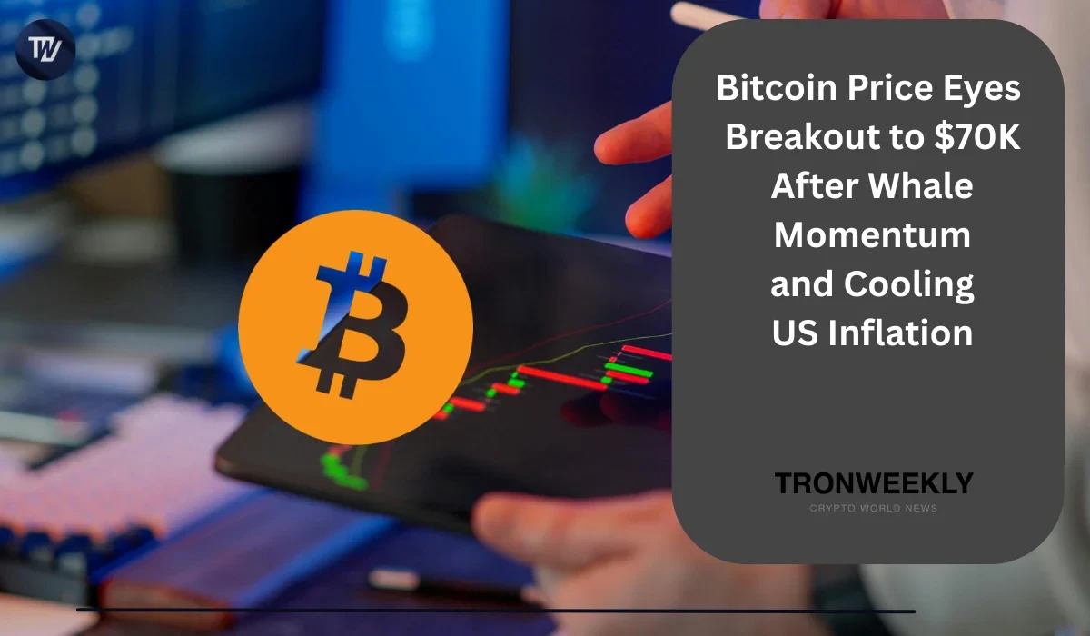 Bitcoin Price Eyes Breakout To $70K After Whale Momentum And Cooling US Inflation