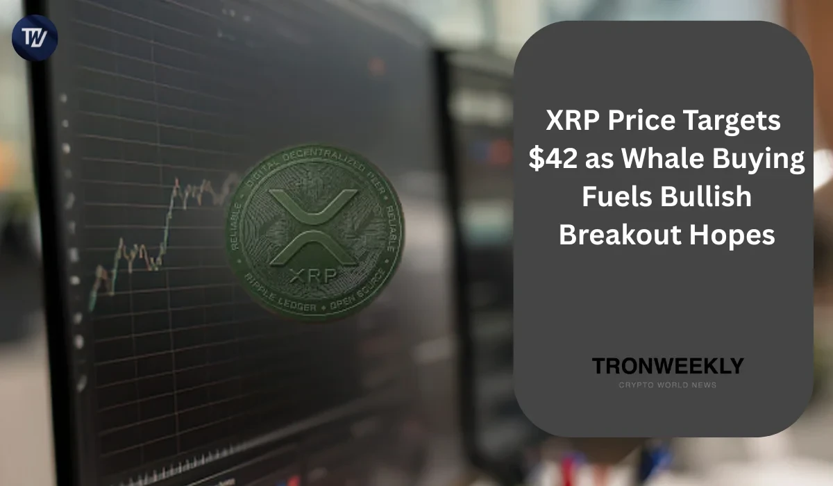 XRP Price Targets $42 as Whale Buying Fuels Bullish Breakout Hopes