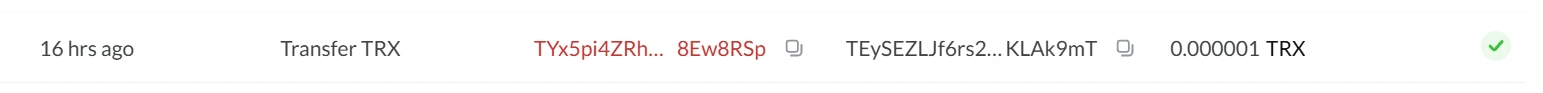 TRX institutional accumulation