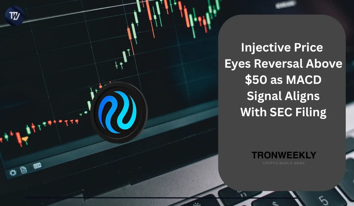 Injective Price Eyes Reversal Above $50 as MACD Signal Aligns With SEC Filing