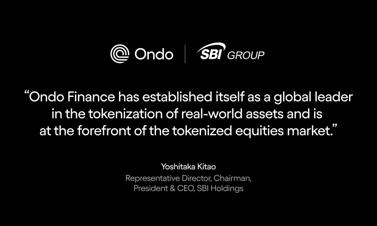 Ondo and SBI partnership