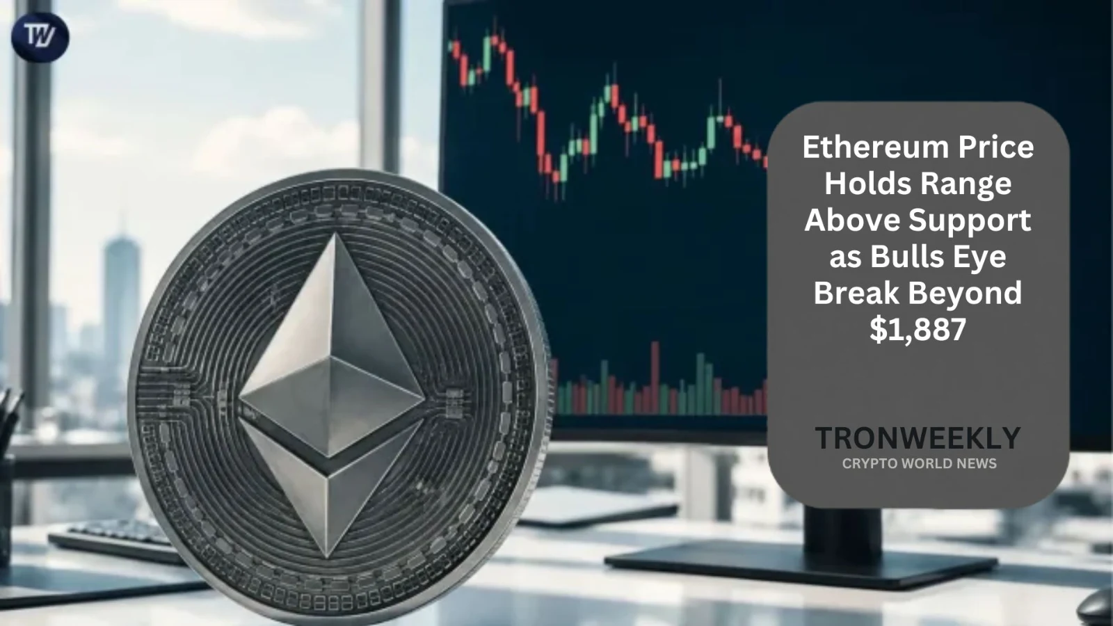 Ethereum Price Holds Range Above Support As Bulls Eye Break Beyond $1,887