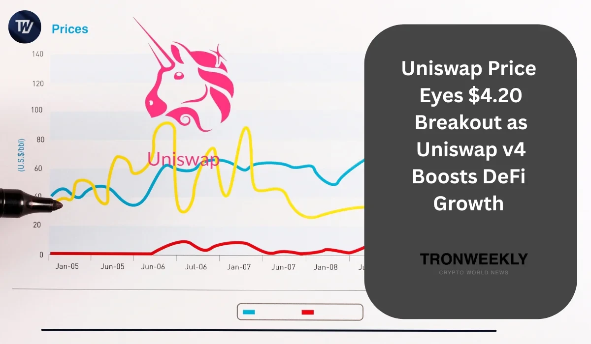 Uniswap Price Eyes $4. 20 Breakout As Uniswap V4 Boosts DeFi Growth