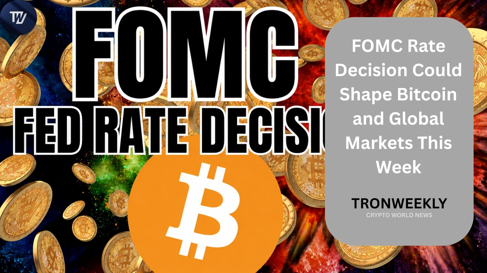 FOMC Rate Decision Could Shape Bitcoin And Global Markets This Week
