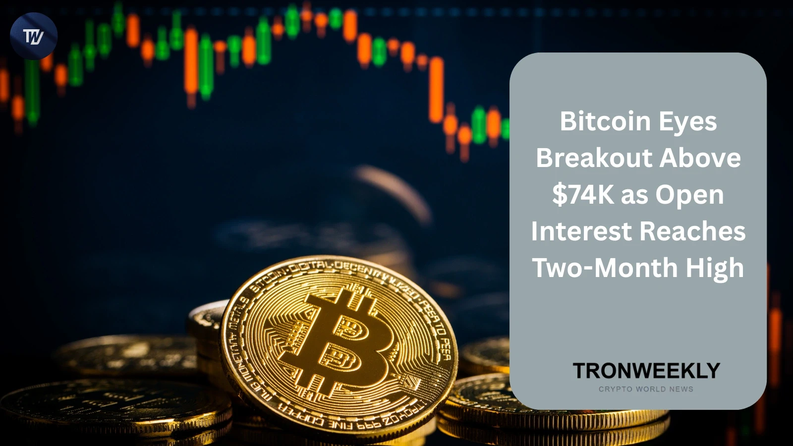 Bitcoin Eyes Breakout Above $74K As Open Interest Reaches Two-Month High