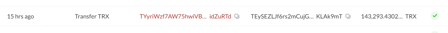 TRX institutional accumulation