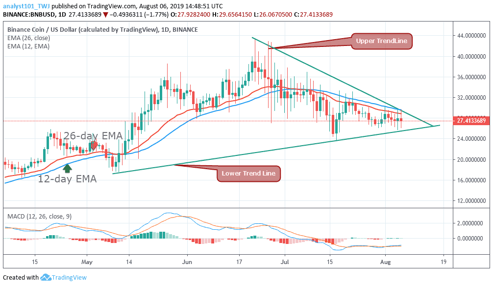 Binance Coin BNB technical price chart analysis
