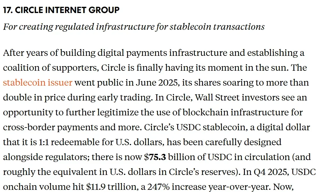 Circle group announcement