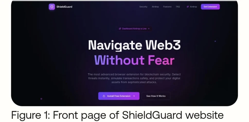 ShieldGuard presented itself as a Web3 protection