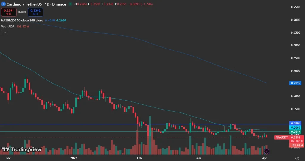 ADA price analysis
