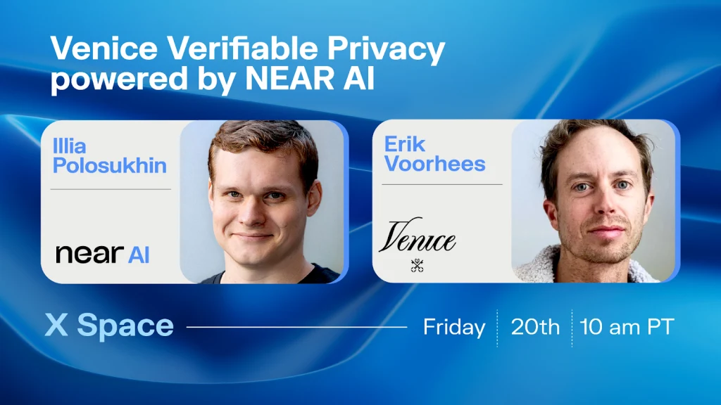 NEAR AI with the Venice protocol 