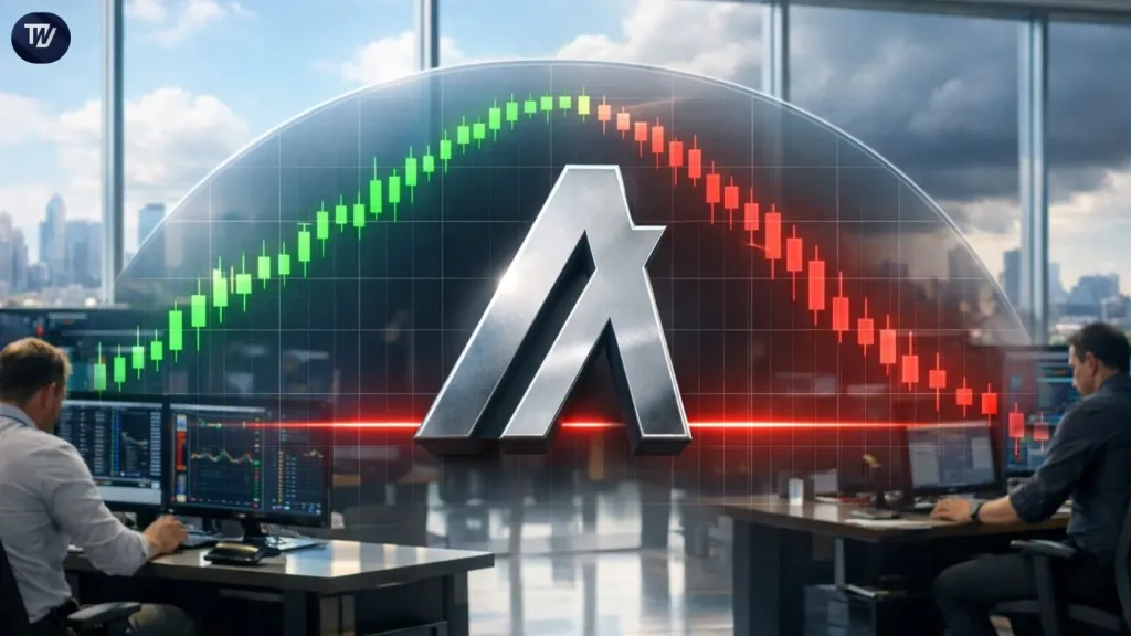Algorand (ALGO) Shows Weakness as Rounding Top Pattern Hints at Downtrend Risk