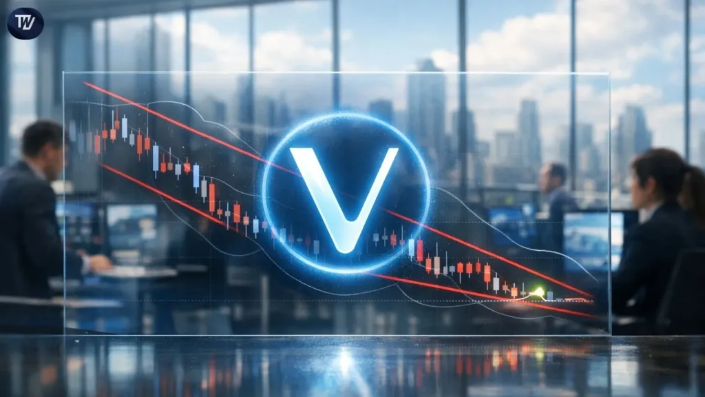 VeChain (VET) Descending Channel Pattern Hints at Potential Breakout to $0.16